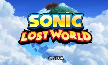 Sonic - Lost World (Europe)(En,Fr,Ge,It,Es) screen shot title